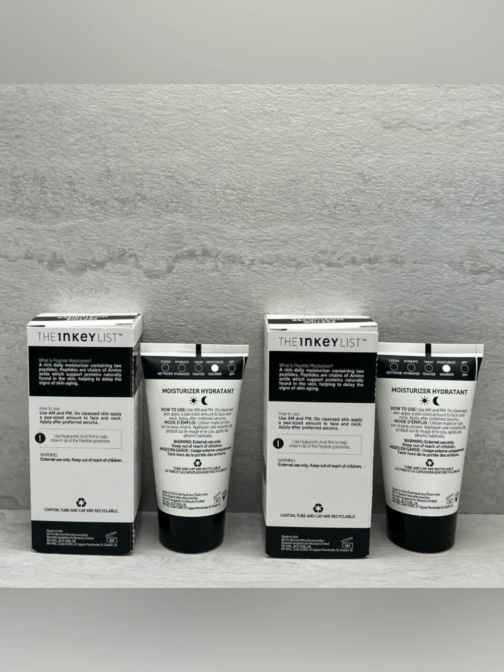 🪅 Two The Inkey List Peptide Moisturizers